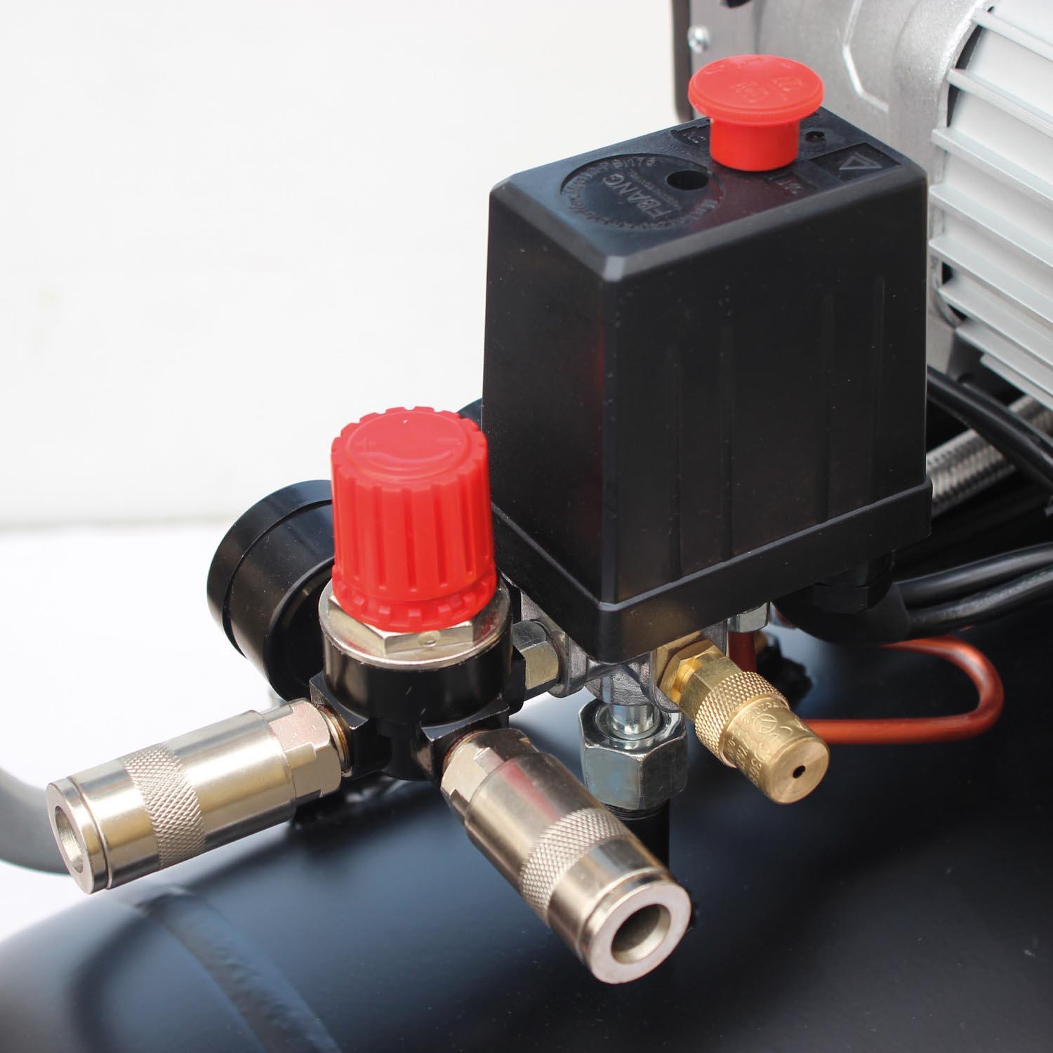 SIP QT AIR DD 1.5hp 50 Litre Ultra Low Noise Oil-Free Compressor