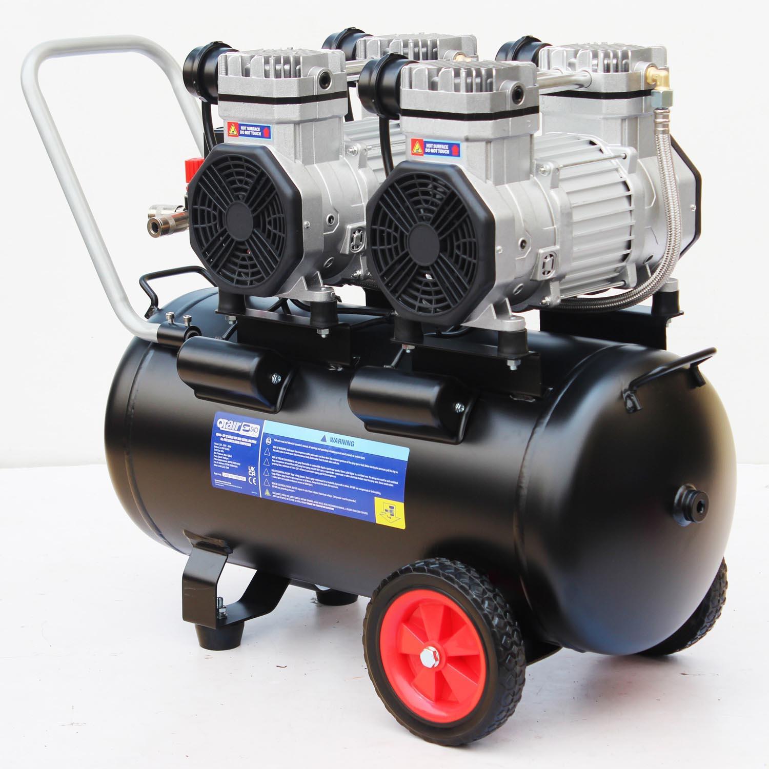 SIP QT AIR DD 3hp 50 Litre Ultra Low Noise Oil-Free Compressor