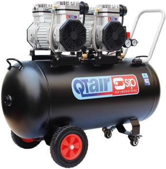 SIP QT AIR DD 3hp 100 Litre Ultra Low Noise Oil-Free Comprressor