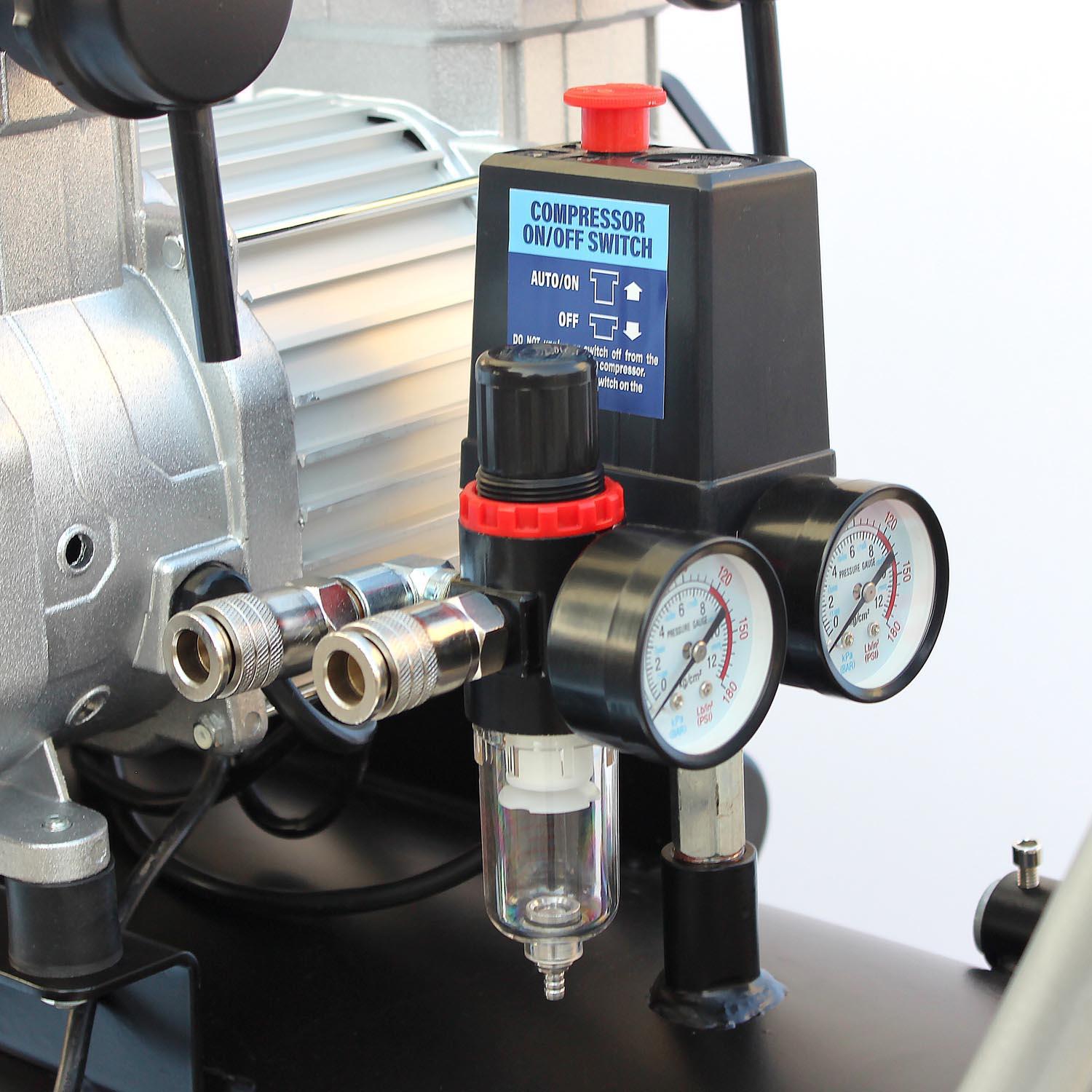 SIP QT AIR DD4.5hp 150 Litre Ultra Low Noise Oil-Free Compressor