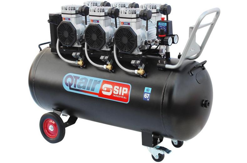 SIP QT AIR DD 4.5hp 200 Litre Ultra Low Noise Oil-Free Compressor SIP QT AIR DD 4.5hp 200 Litre Ultra Low Noise Oil-Free Compressor