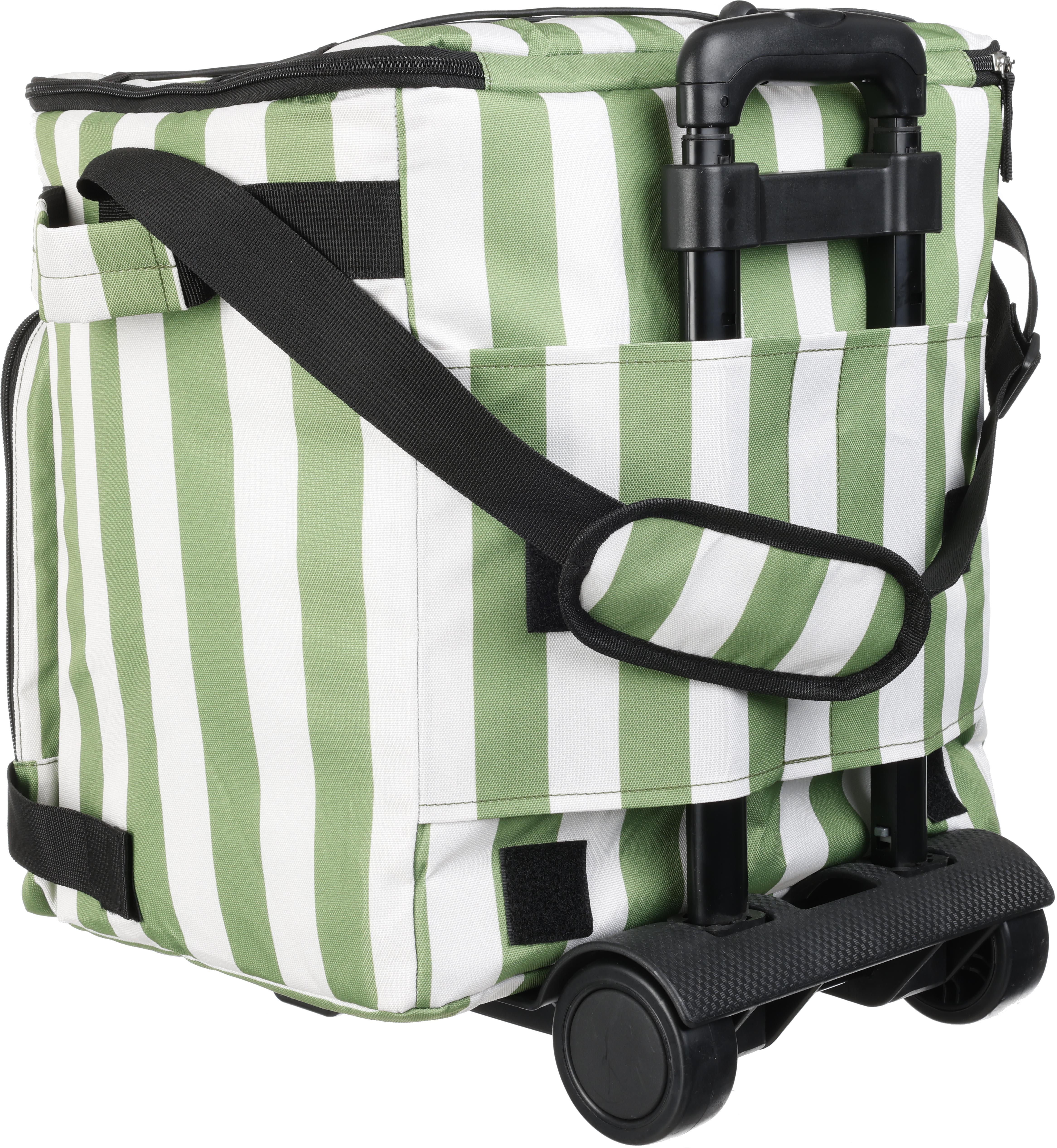 Halfords Striped 40L Coolbag Trolley