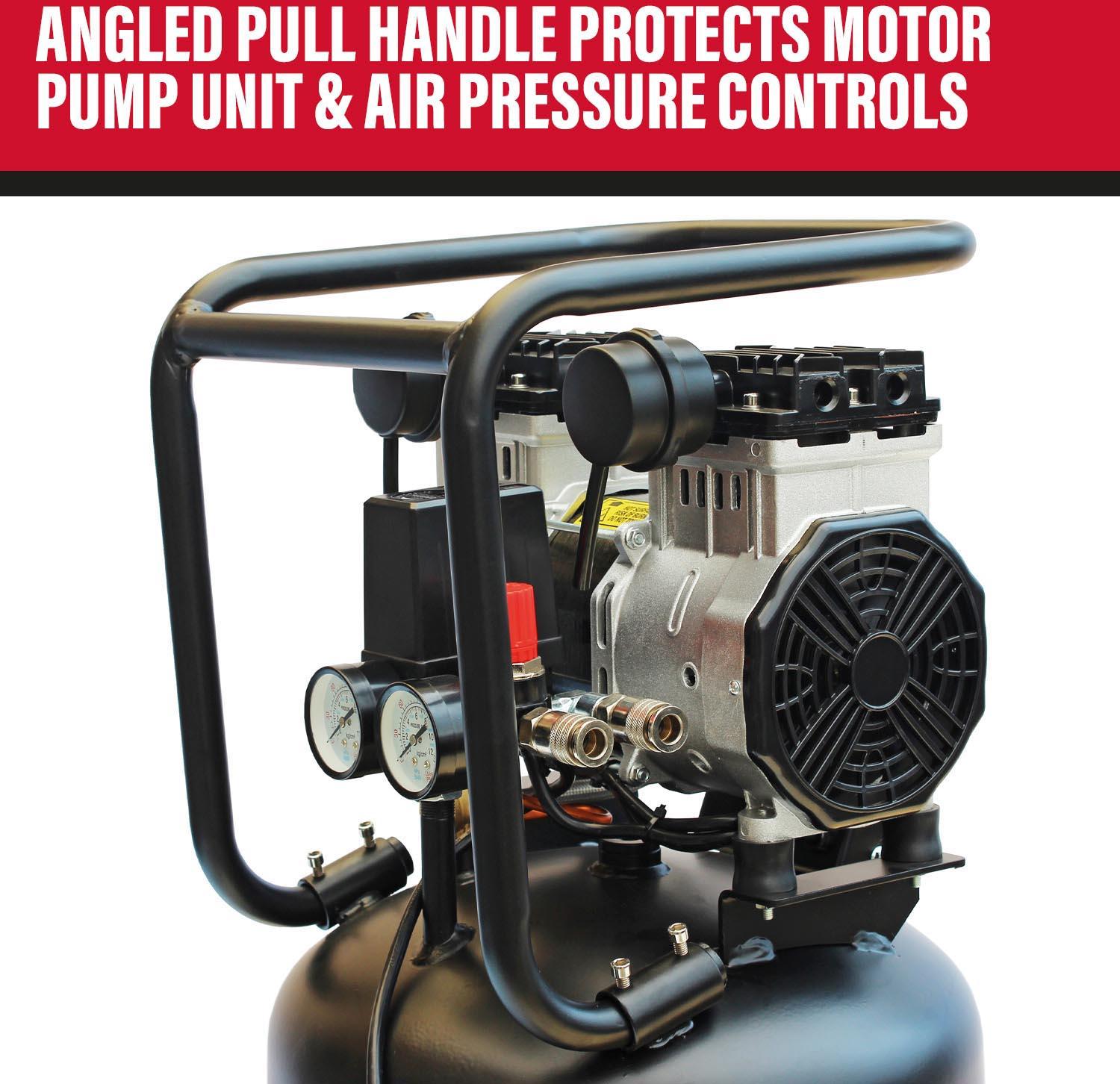 SIP DD 2hp 50 Litre Low Noise Oil-Free Vertical Compressor