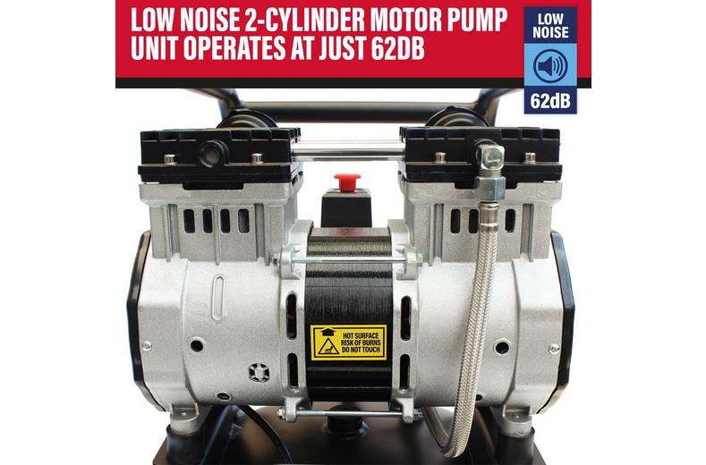 SIP DD 2hp 50 Litre Low Noise Oil-Free Vertical Compressor SIP DD 2hp 50 Litre Low Noise Oil-Free Vertical Compressor