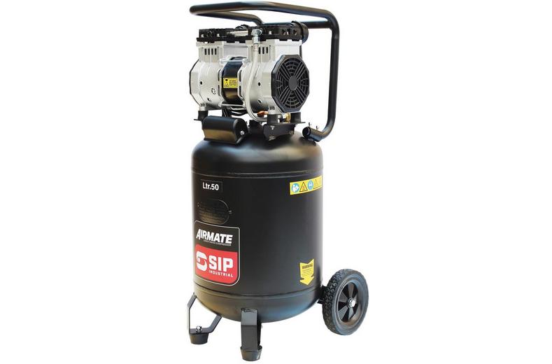SIP DD 2hp 50 Litre Low Noise Oil-Free Vertical Compressor SIP DD 2hp 50 Litre Low Noise Oil-Free Vertical Compressor