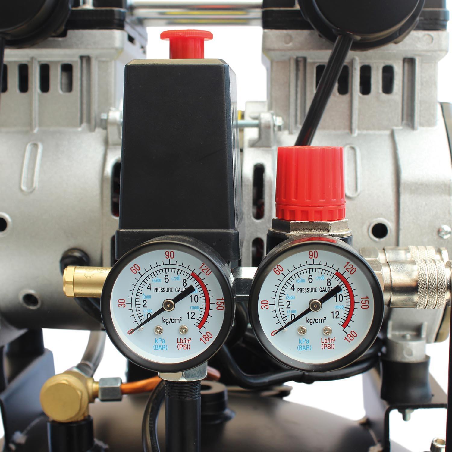 SIP DD 2hp 50 Litre Low Noise Oil-Free Vertical Compressor