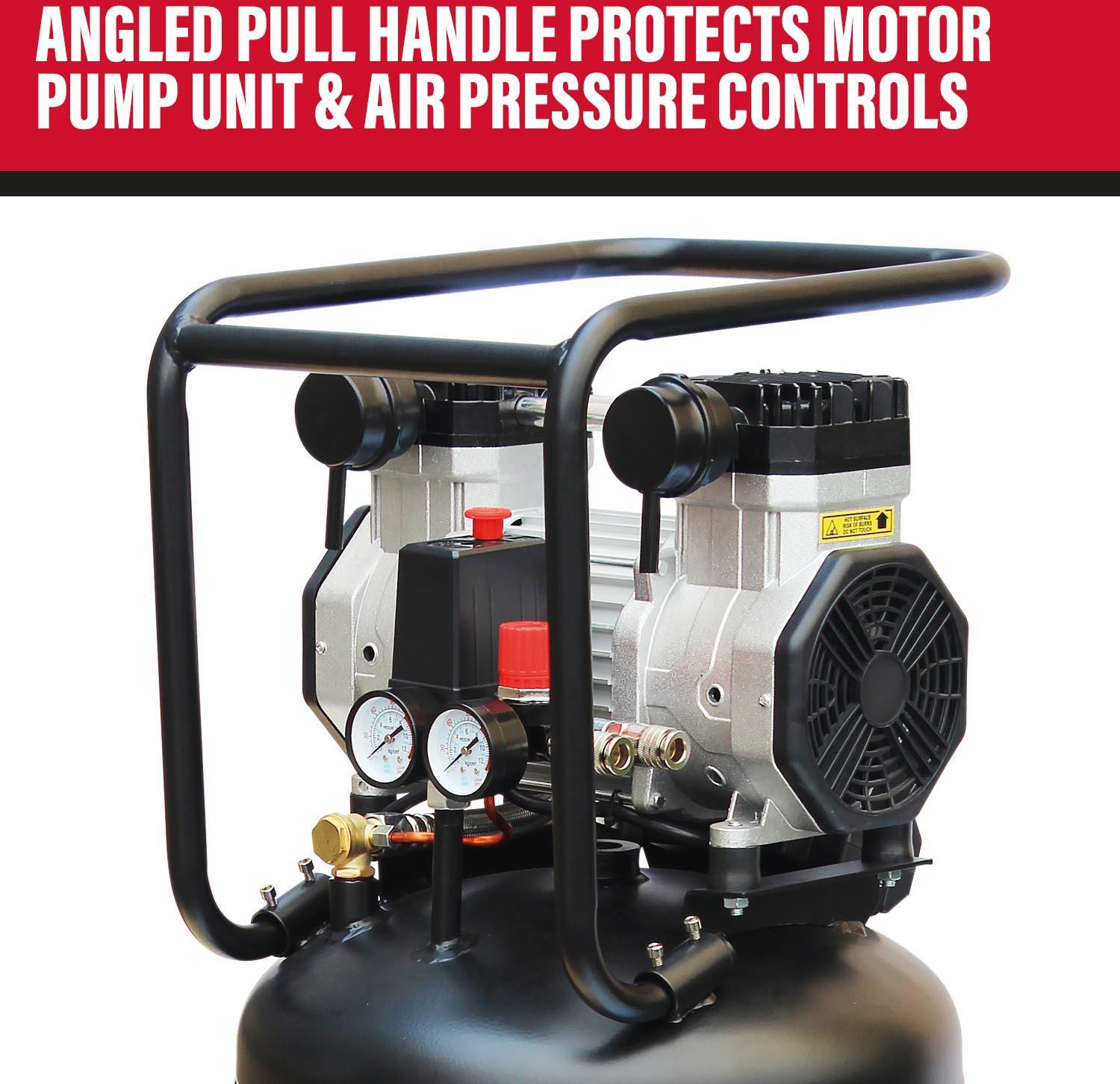 SIP DD 3hp 100 Litre Low Noise Oil-Free Vertical Compressor