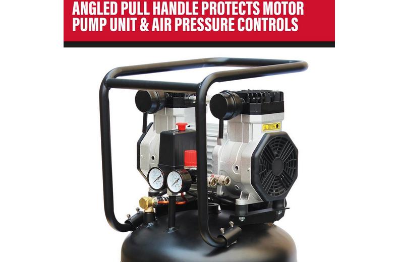 SIP DD 3hp 100 Litre Low Noise Oil-Free Vertical Compressor SIP DD 3hp 100 Litre Low Noise Oil-Free Vertical Compressor