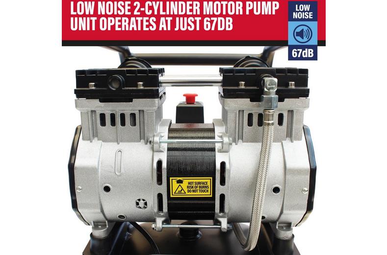 SIP DD 3hp 100 Litre Low Noise Oil-Free Vertical Compressor SIP DD 3hp 100 Litre Low Noise Oil-Free Vertical Compressor