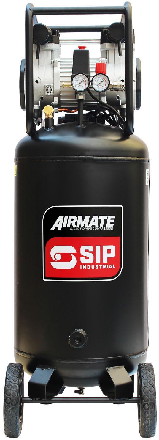 SIP DD 3hp 100 Litre Low Noise Oil-Free Vertical Compressor