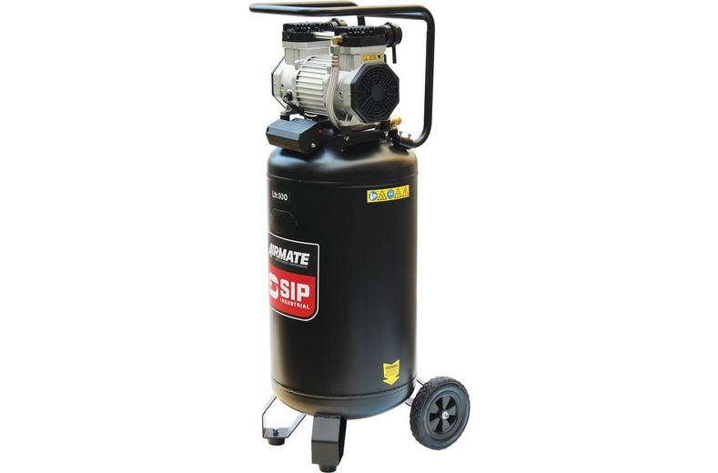 SIP DD 3hp 100 Litre Low Noise Oil-Free Vertical Compressor SIP DD 3hp 100 Litre Low Noise Oil-Free Vertical Compressor