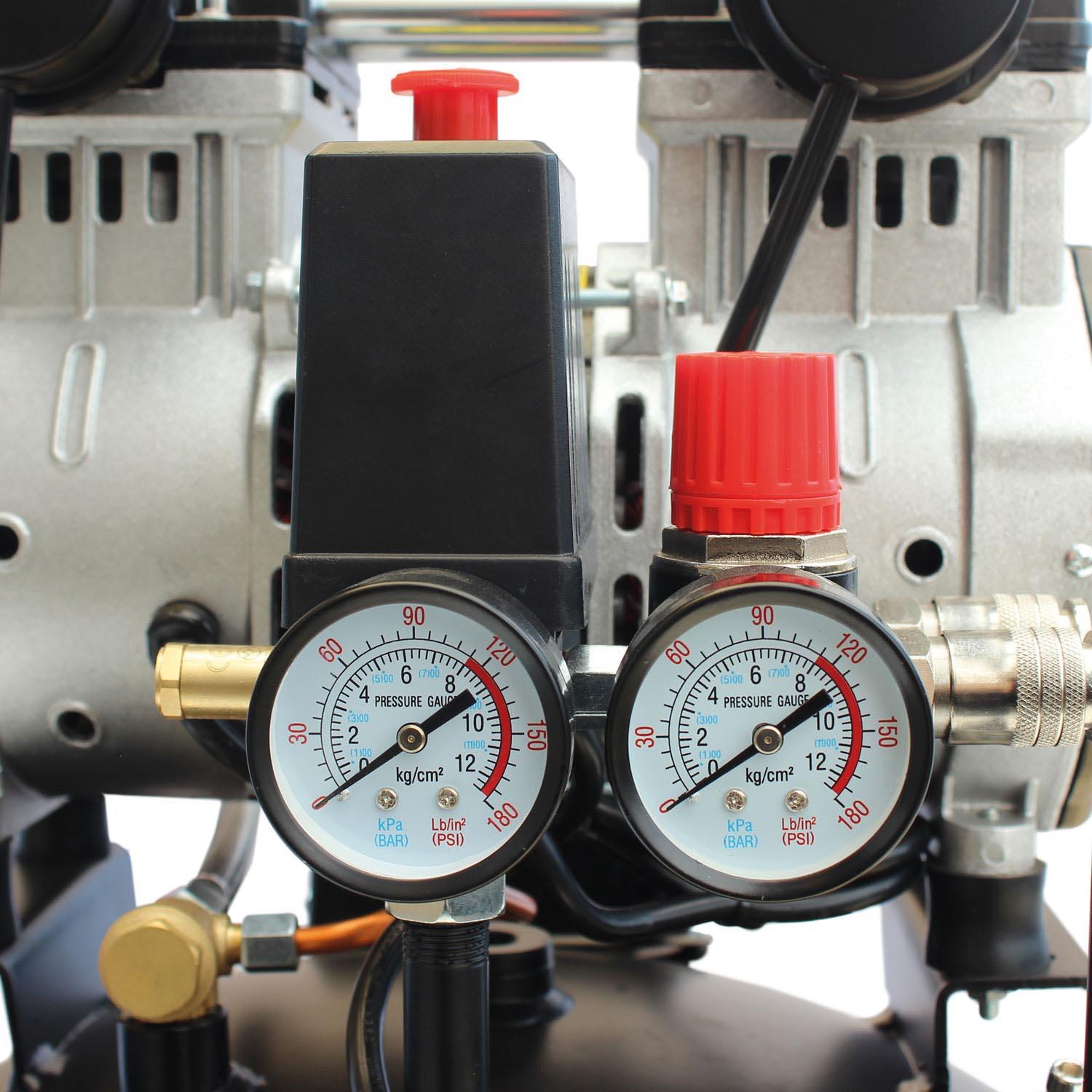 SIP DD 3hp 100 Litre Low Noise Oil-Free Vertical Compressor