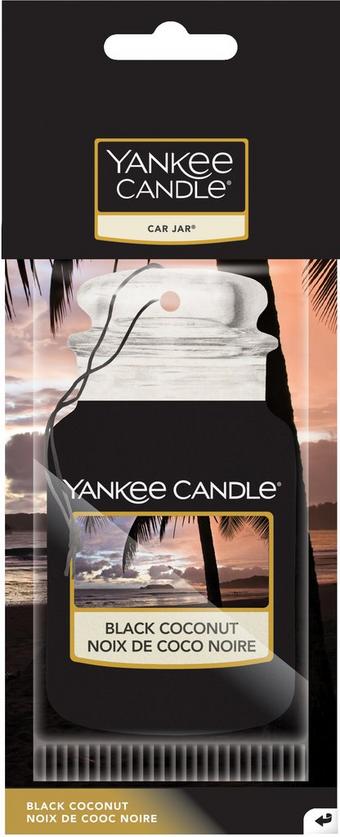 Yankee Candle Car Jar Air Freshener - Black Coconut