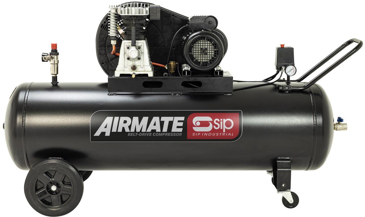 SIP BD 3hp 200 Litre Belt Drive Compressor