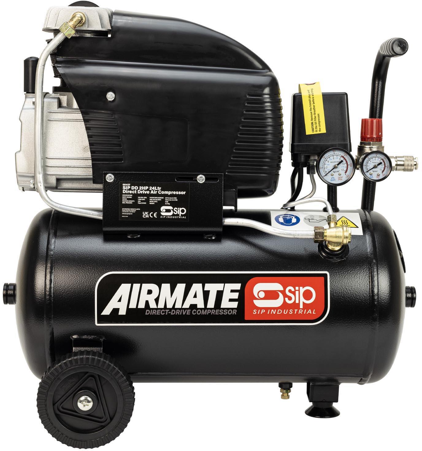 SIP DD 2hp 24 Litre Direct Drive Compressor