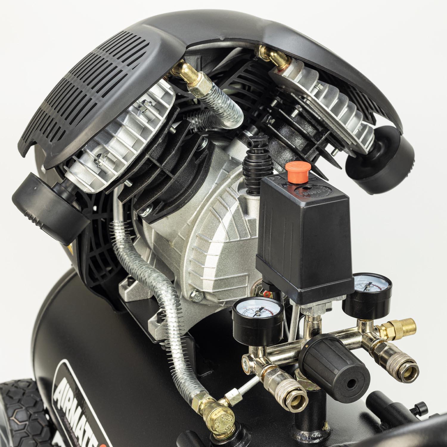 SIP DDVT 3hp 50 Litre V-Twin Direct Drive Compressor