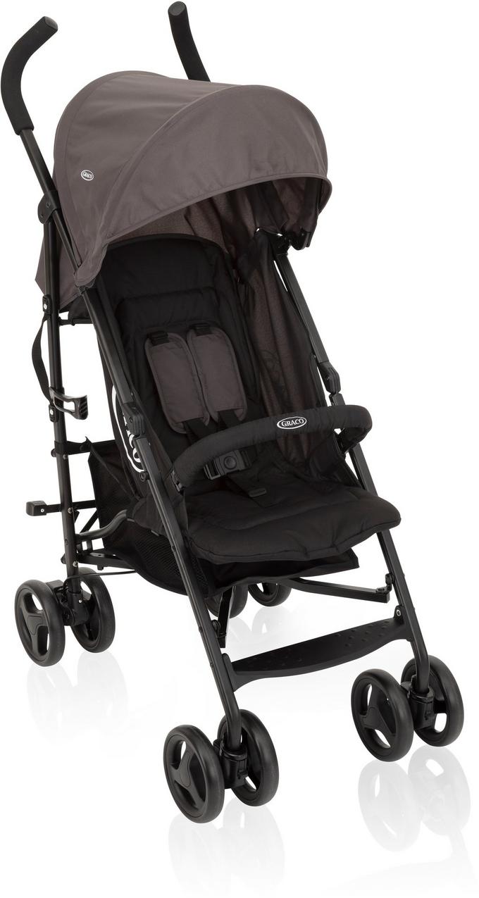 Graco TraveLite Lightweight Stroller Black Grey