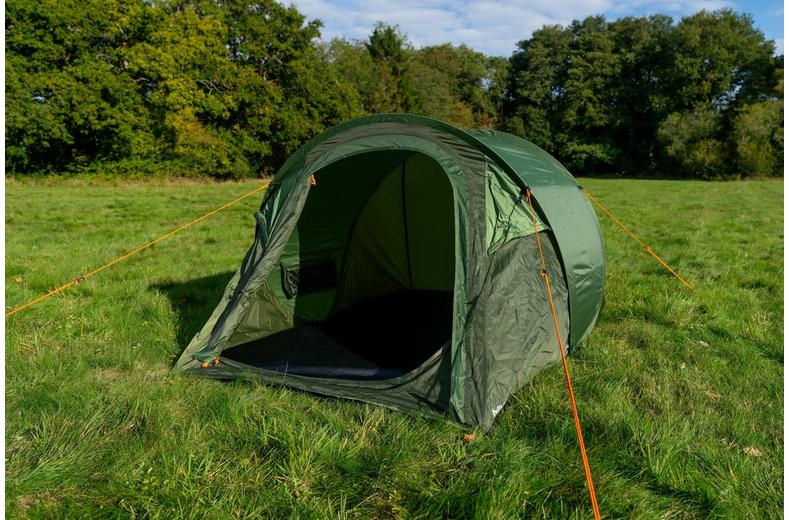 Halfords 2 Person Pop up Tent Blue