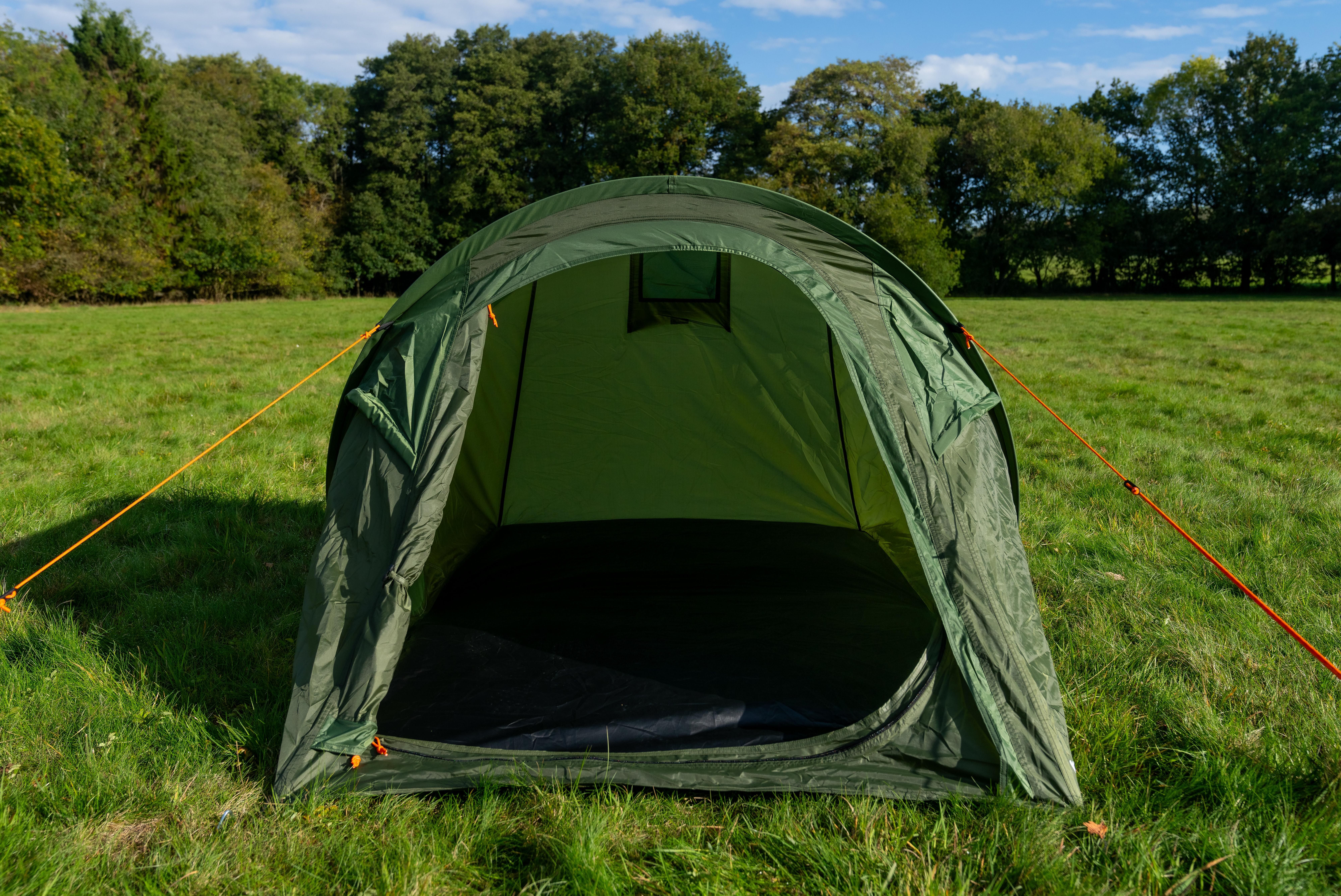 Halfords 2 Person Pop up Tent Blue