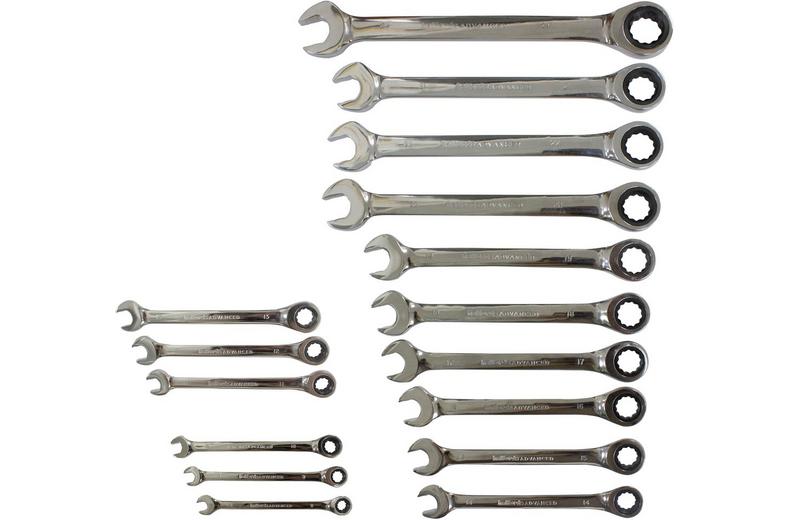 Halfords Advanced 16pc Ratchet Spanner Set Halfords Advanced 16pc Ratchet Spanner Set