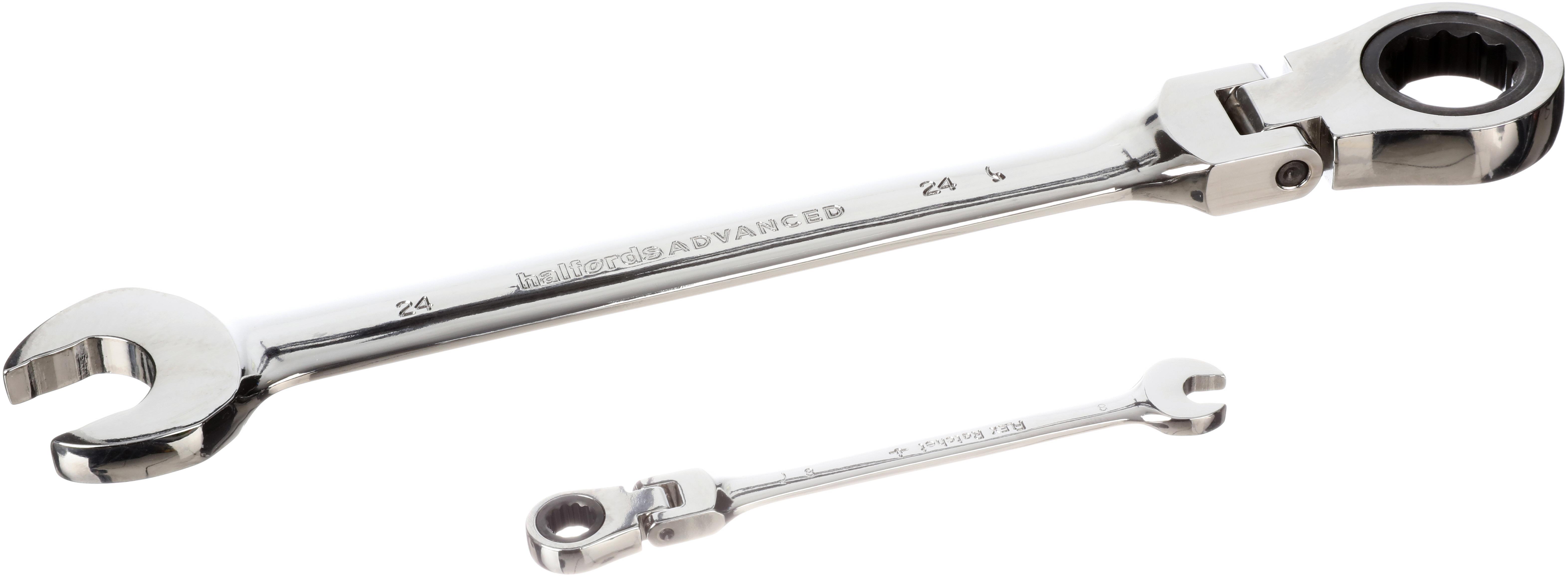 Halfords Advanced 16pc Flex Ratchet Spanner Set