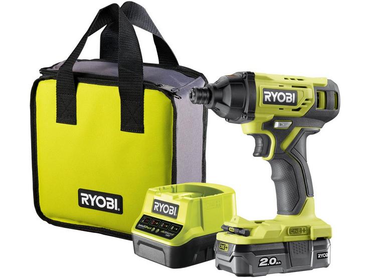 RYOBI 18V ONE+ Impact Driver Starter Kit (1x 2.0Ah)