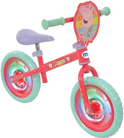 Peppa Pig Balance Bike with LED Wheels, Pink - 10" Wheel Peppa Pig Balance Bike with LED Wheels, Pink - 10" Wheel