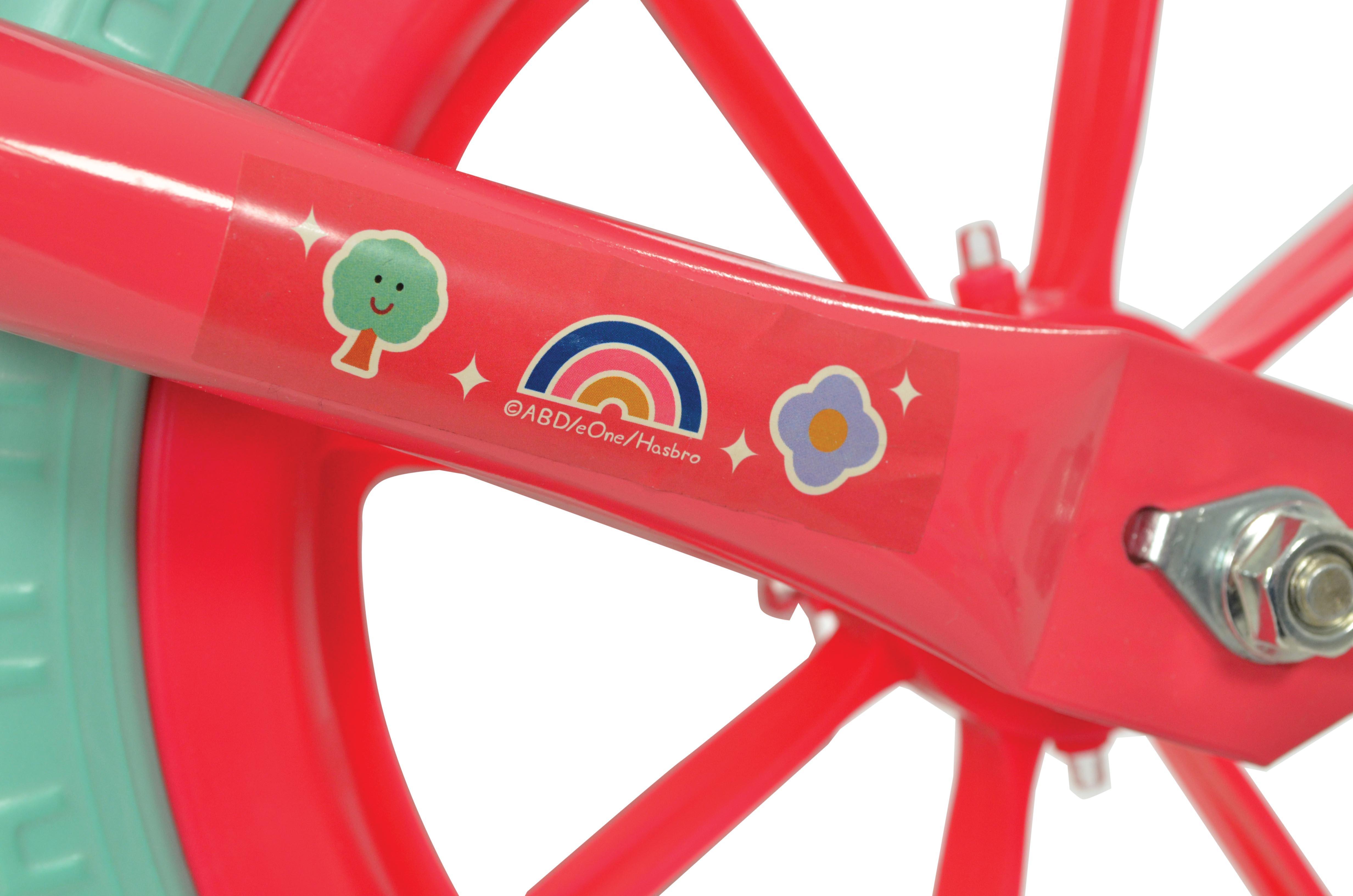 Peppa Pig Balance Bike with LED Wheels, Pink - 10" Wheel