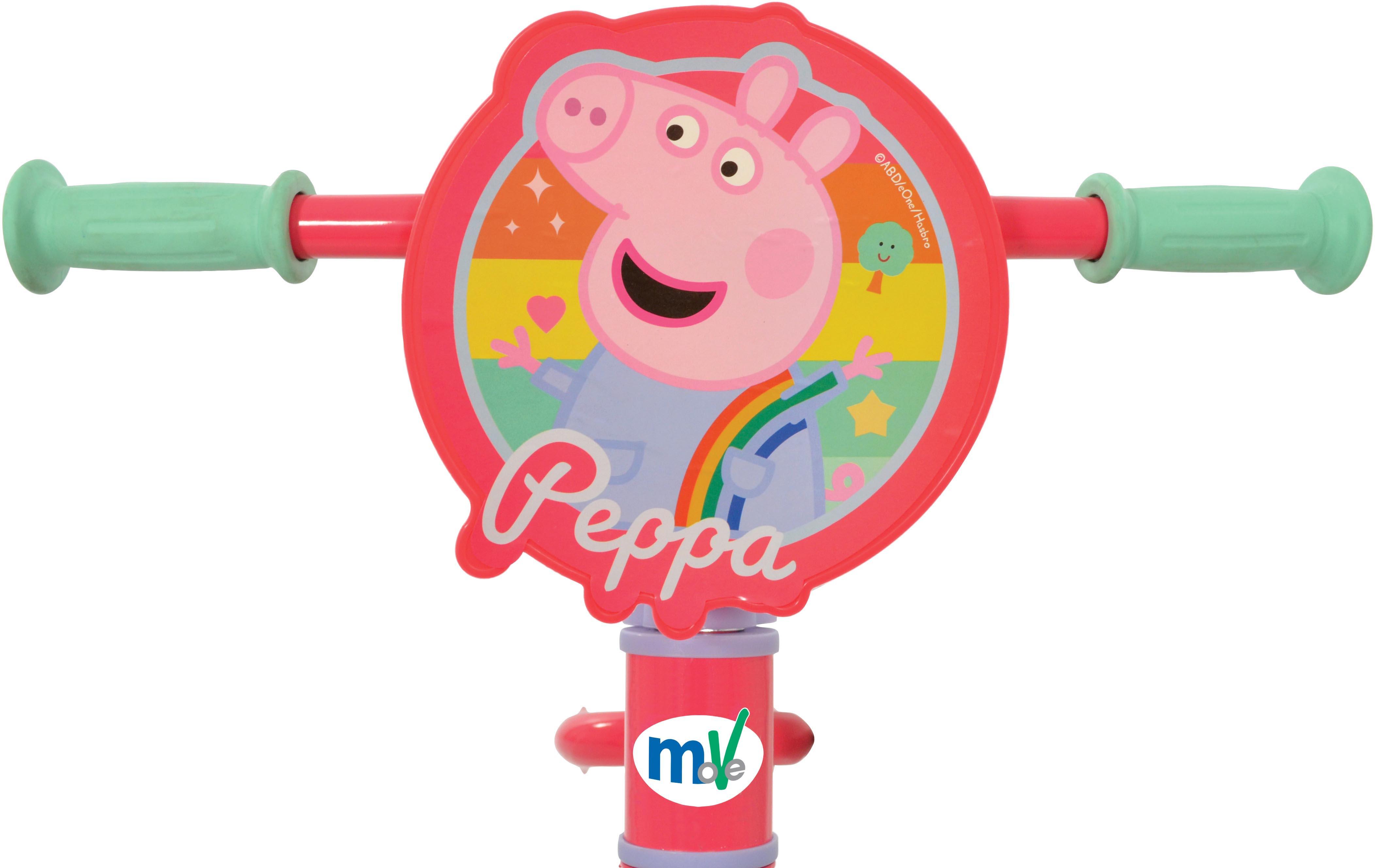 Peppa Pig Balance Bike with LED Wheels, Pink - 10" Wheel