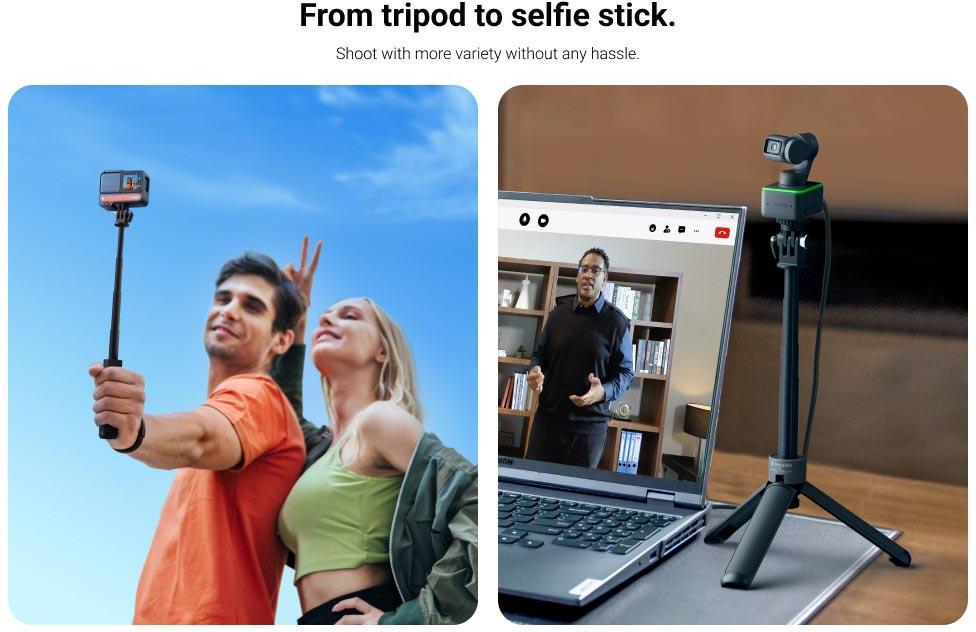 Insta360 Mini Selfie Stick & Tripod (Ace Series) 