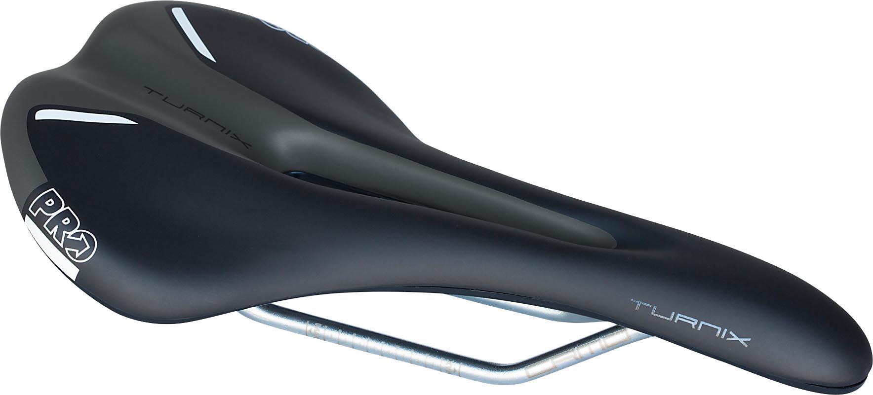 Halfords PRO Turnix CRMO Saddle, 142mm | Pricematch, Extra 8% off for BC Members, Free Bike Health Check, Cycle2Work Scheme & 0% APR Finance.