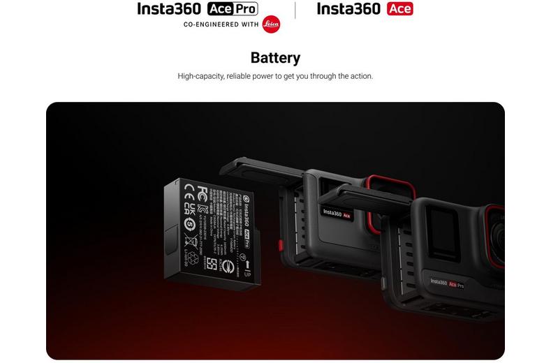 Insta360 Ace Pro 2 Battery Insta360 Ace Pro 2 Battery
