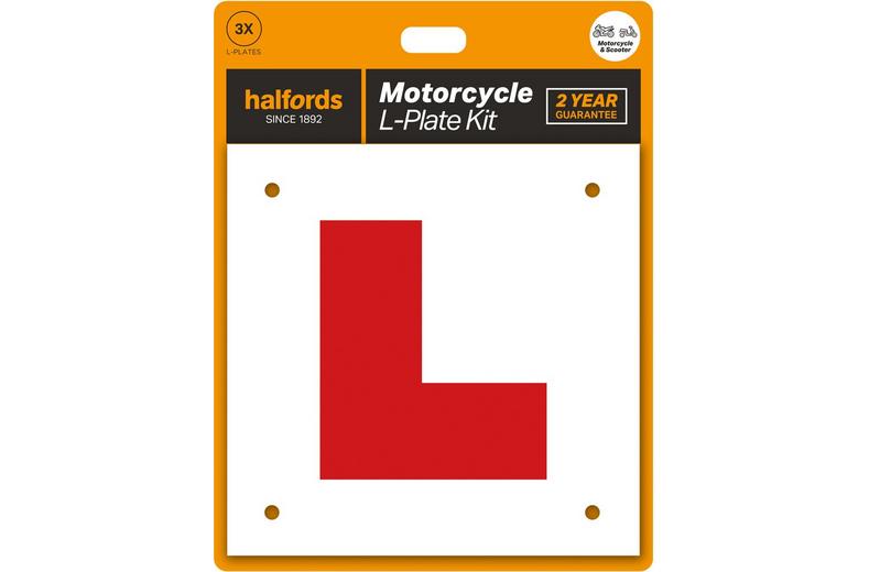 Halfords Core Motorcycle L Plate Halfords Core Motorcycle L Plate