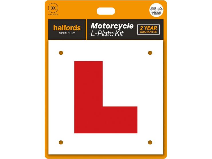 Halfords Core Motorcycle L Plate