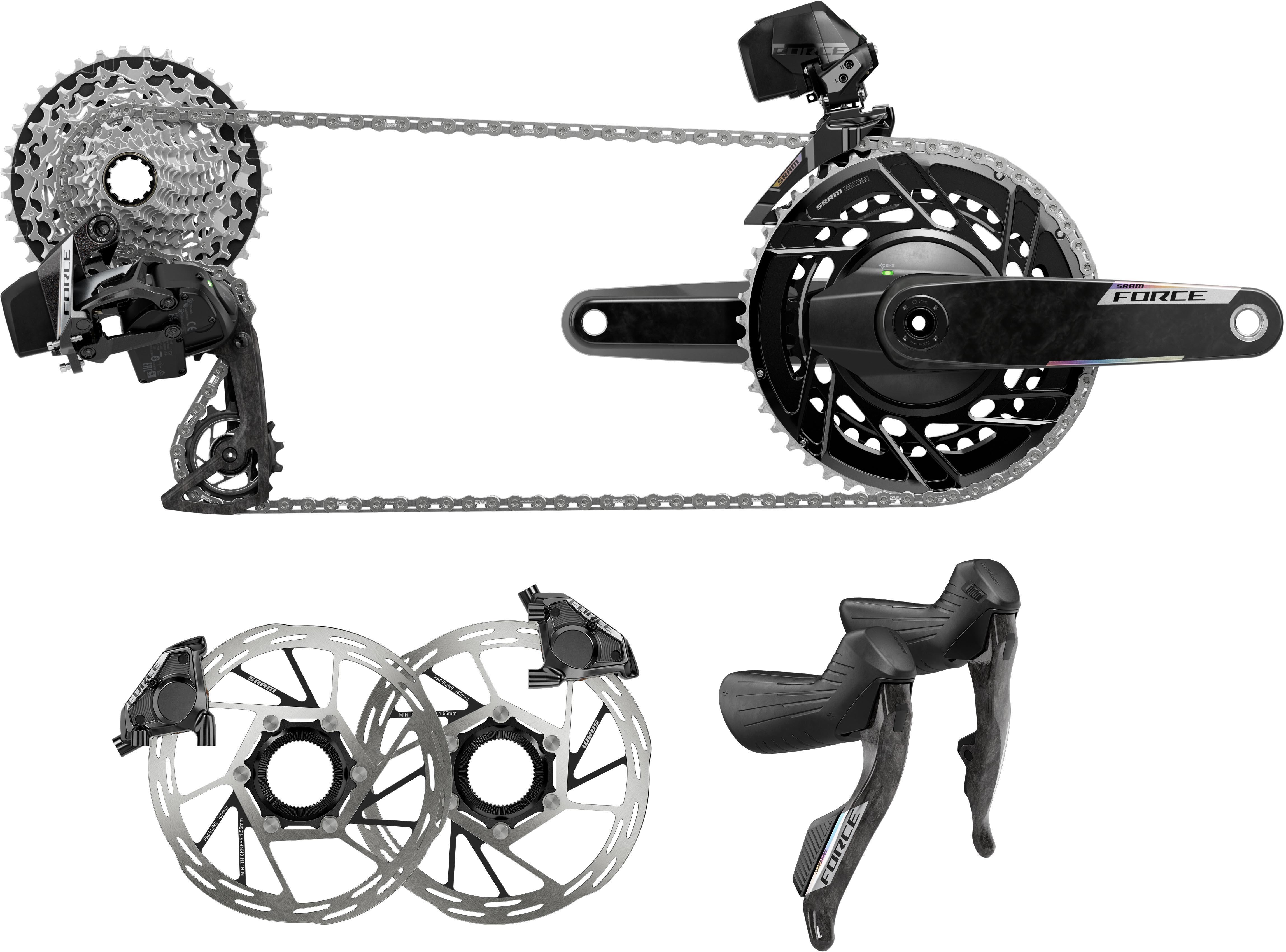 Halfords SRAM Force AXS E1 2x Groupset | Pricematch, Extra 8% off for BC Members, Free Bike Health Check, Cycle2Work Scheme & 0% APR Finance.