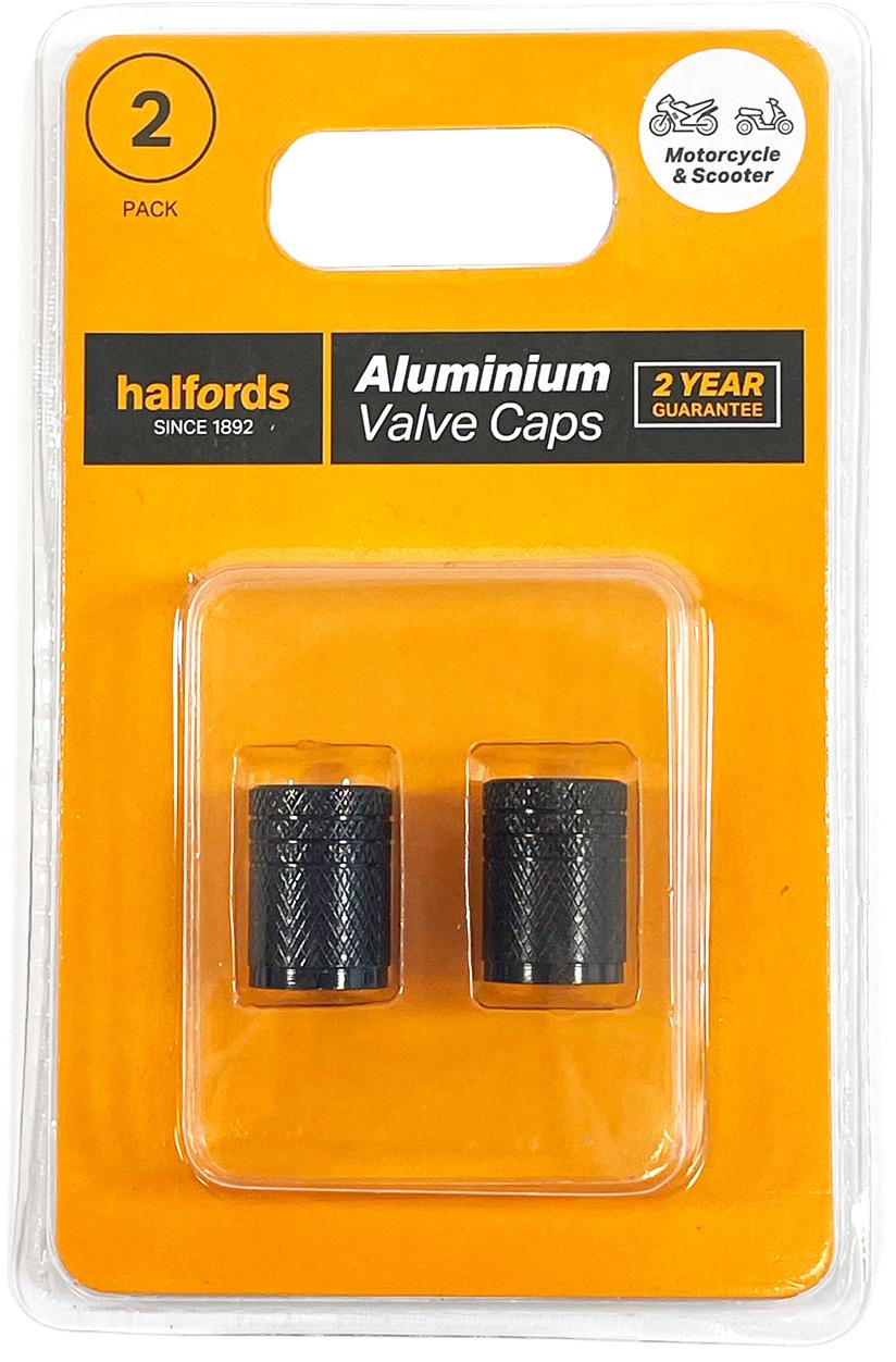Halfords Core Valve Cap - Black