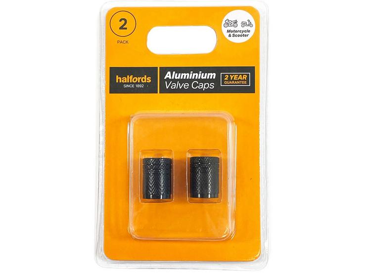 Halfords Core Valve Cap - Black