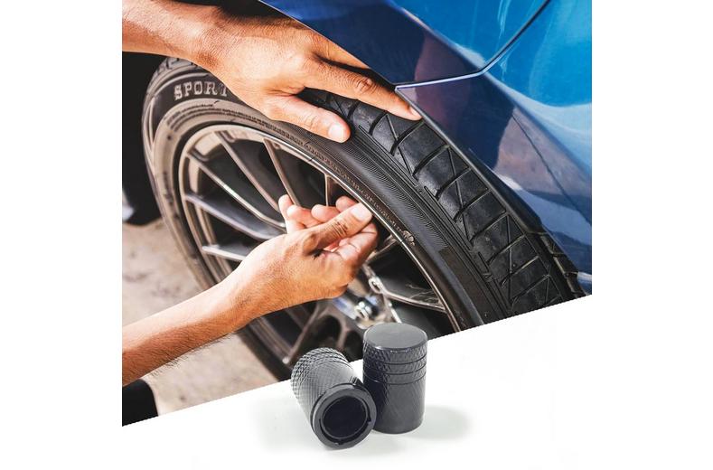 Halfords Core Valve Cap - Black Halfords Core Valve Cap - Black