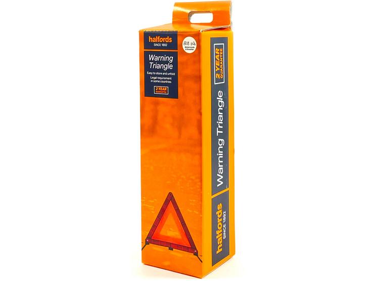 Halfords Core Motorcycle Warning Triangle