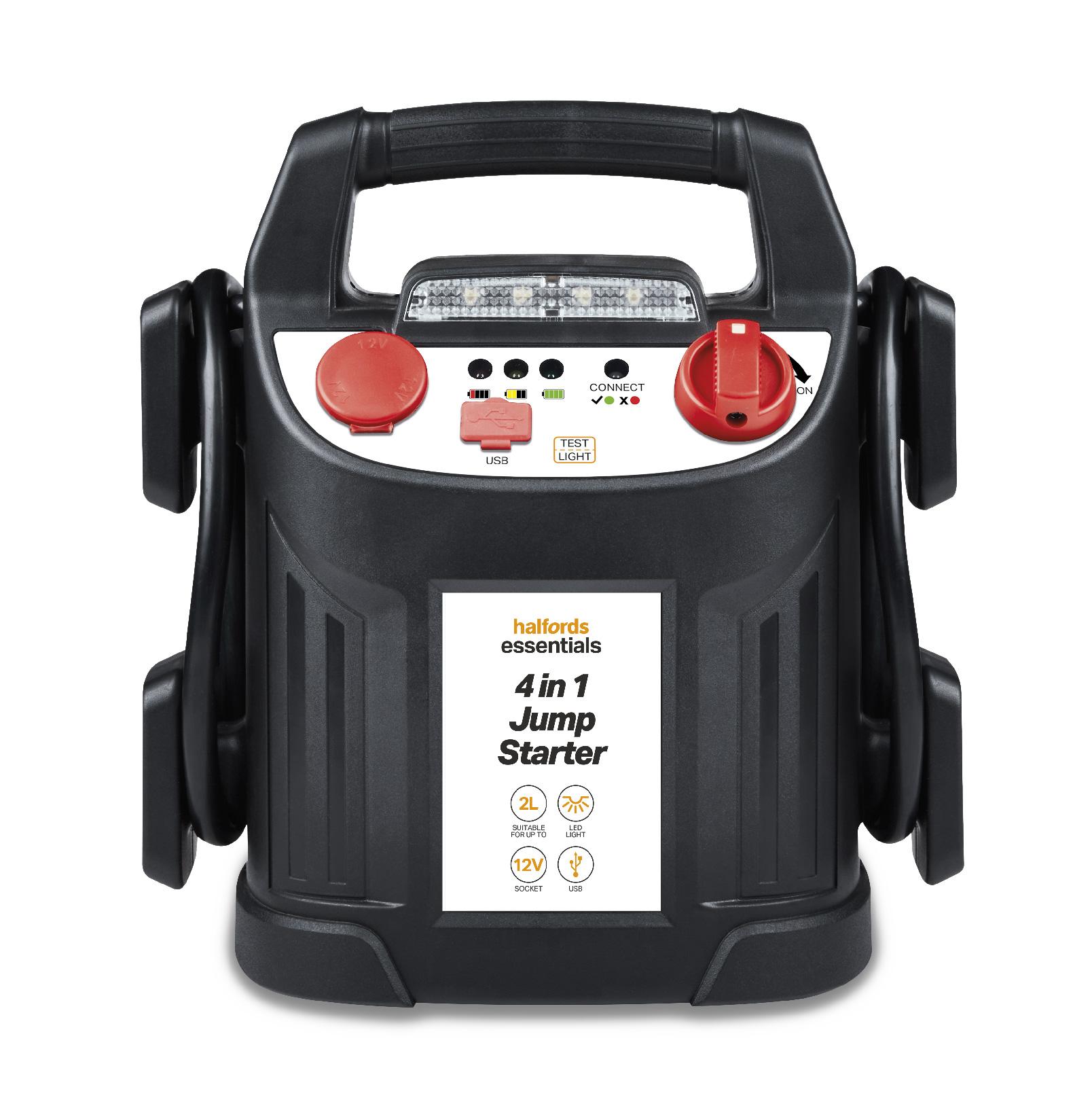 Halfords Advanced Lithium Jump Starter - Up to 3L