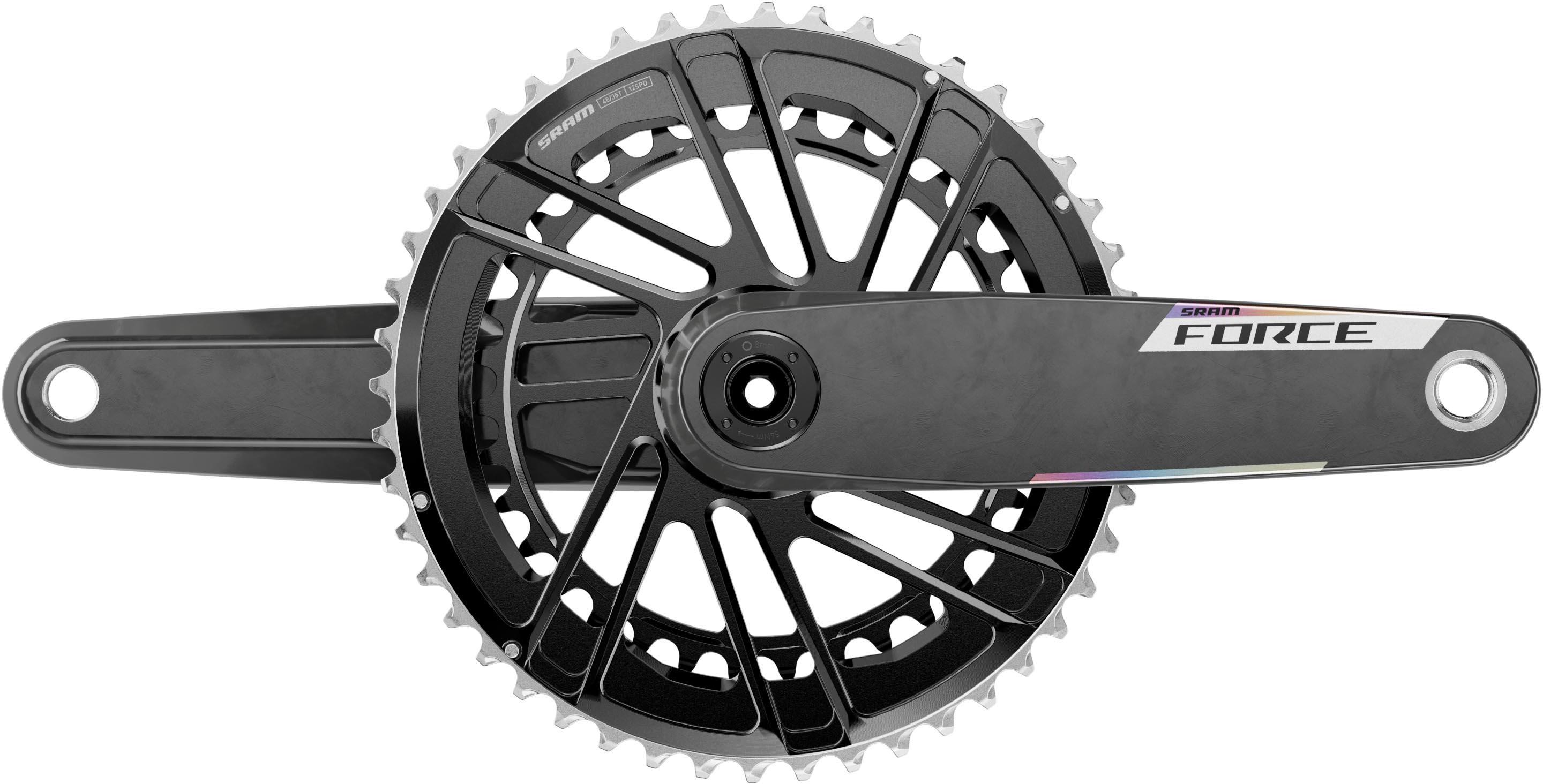 Halfords SRAM Force E1 2x DUB Chainset, 46/33T 175mm | Pricematch, Extra 8% off for BC Members, Free Bike Health Check, Cycle2Work Scheme & 0% APR Finance.