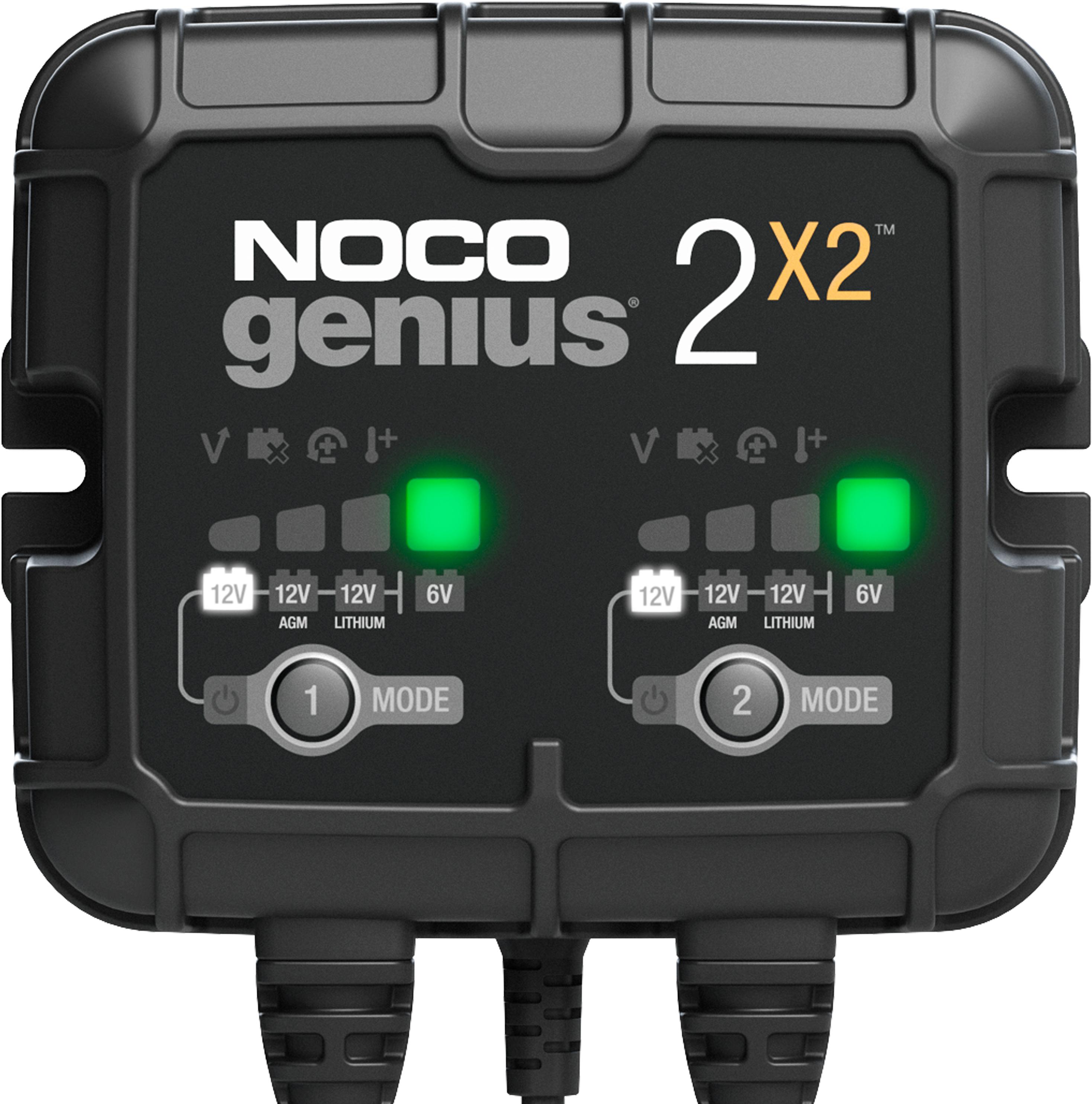 Noco 2-Bank Battery Charger - 4A