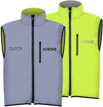 Proviz Switch Cycling Gilet Silver/Yellow, XL
