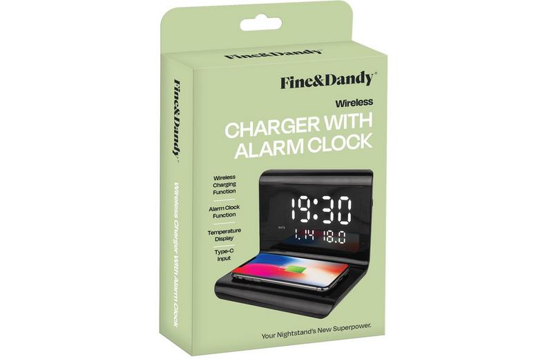 Digital Alarm Clock with Wireless Charger Digital Alarm Clock with Wireless Charger