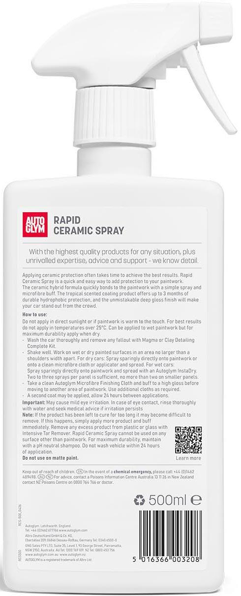 Autoglym Rapid Ceramic Spray 500ml