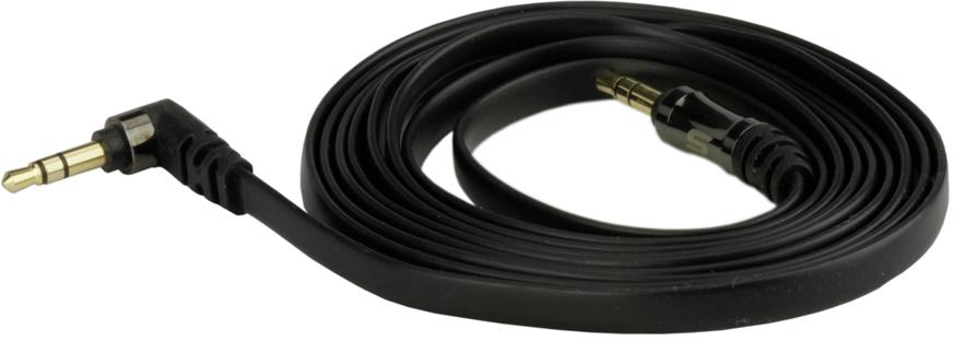 Scosche 3.5mm Flat Aux Cable 90 Degree 1.8m Black