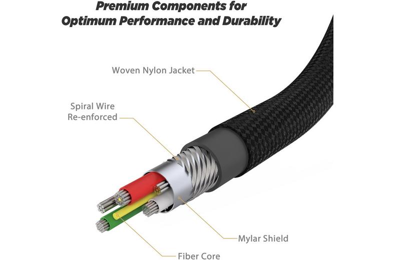 Scosche StrikeLine Premium USB-C to Lightning Cable 1.2m Scosche StrikeLine Premium USB-C to Lightning Cable 1.2m