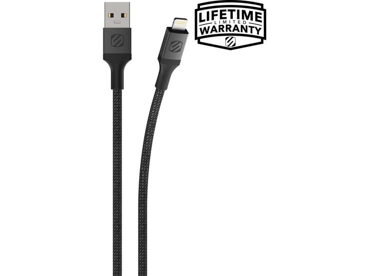 Scosche StrikeLine Lightning to USB-A Cable Spacegray 3m