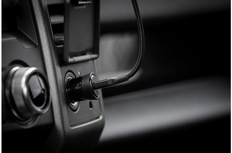 Scosche PowerVolt™ USB-C Car Charger with StrikeLine Lightning to USB-C Cable Scosche PowerVolt™ USB-C Car Charger with StrikeLine Lightning to USB-C Cable