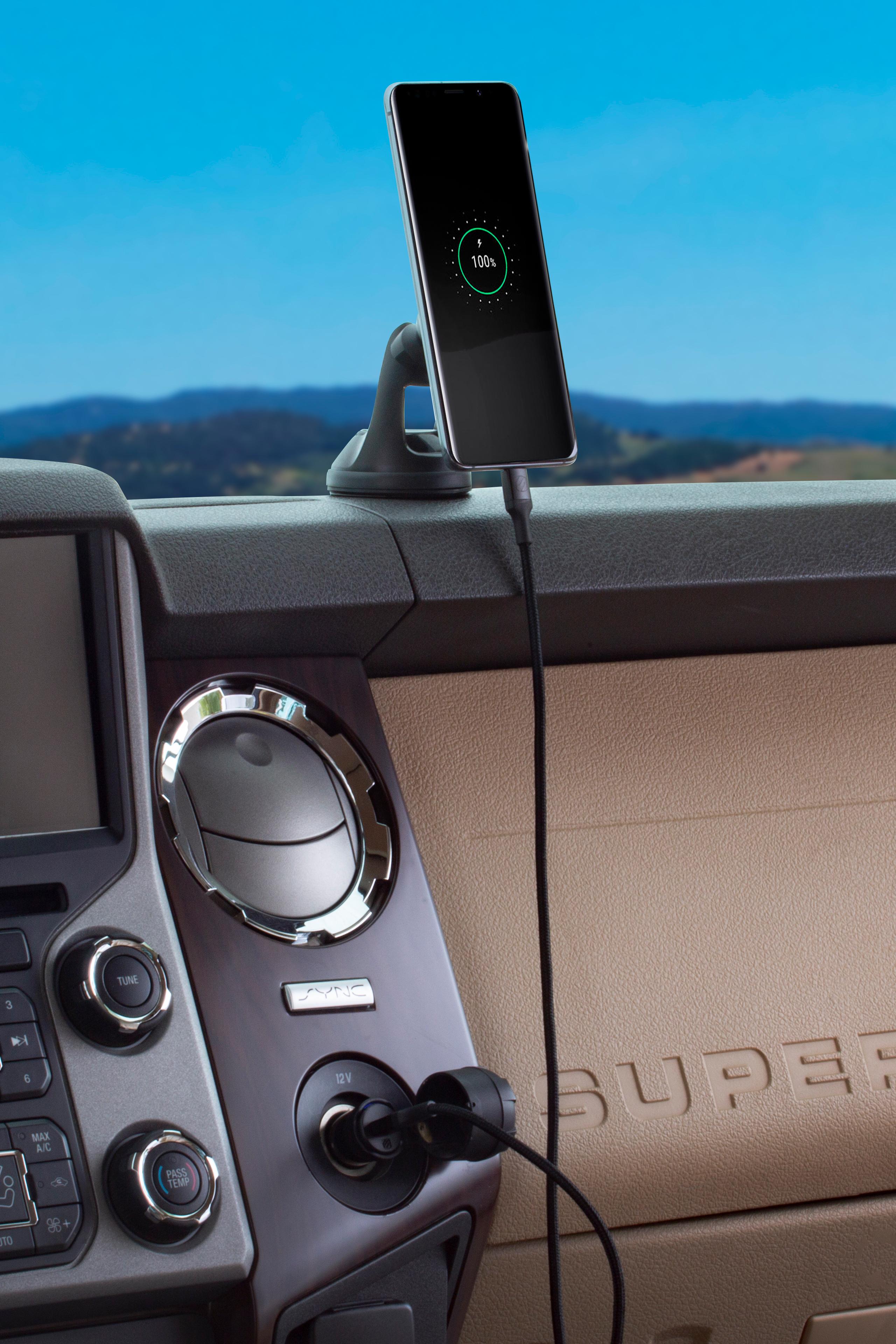 Scosche PowerVolt™ USB-C Car Charger with StrikeLine Lightning to USB-C Cable